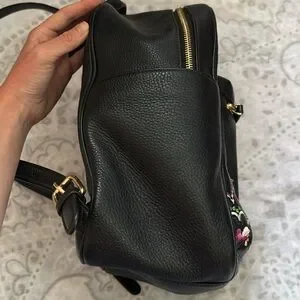 Vera Bradley Leighton Leather Black Kiev Needlecraft Vera Bradley Leighton Backpack - YouTube main image 4